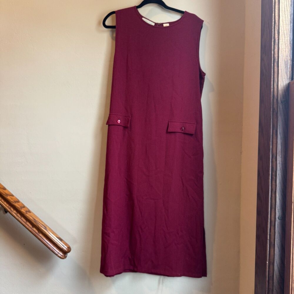 VTG Red Gingham Maxi